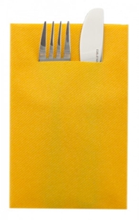 Napkin Mandy in curry from Linclass Airlaid ® 40 x 40 cm 50 Piece 